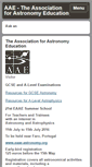 Mobile Screenshot of aae.org.uk